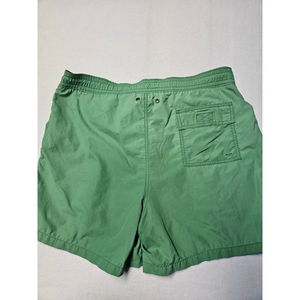 Polo Ralph Lauren Swim Trunks Mens Large Green Mesh Lined Pony Logo Shorts